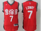 Toronto Raptors #7 Kyle Lowry Red Chinese Basketball Jersey