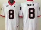 Georgia Bulldogs #8 AJ Green White Limited Jerseys