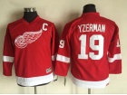 Youth Detroit Red Wings #19 Steve Yzerman Red CCM Hockey Jersey