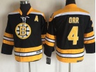 Youth Boston Bruins #4 Bobby Orr Black CCM Hockey Jersey