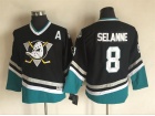 Youth Anaheim Ducks #8 Teemu Selanne Black CCM Hockey Jersey