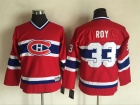 Youth Montreal Canadiens #33 Patrick Roy Red CCM Hockey Jersey