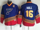 Youth St.Louis Blues #16 Brett Hull Blue CCM Hockey Jersey