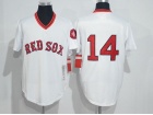 Boston Red Sox #14 Jim Rice White Pullover Throwback Jersey