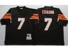 Cincinnati Bengals #7 Bommer Esiason Black Throwback Jersey