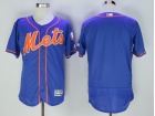 New York Mets Blank Blue With Orange Number 2016 Flexbase Jerseys