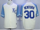 Kansas City Royals #30 Yordano Ventura Cream Exclusive Cool Base Jersey