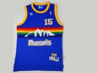 Denver Nuggets #15 Carmelo Anthony Blue Rainbow Hardwood Classics Jersey