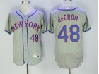 New York Mets #48 Jacob deGrom Grey Flexbase Jersey