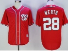 Washington Nationals #28 Jayson Werth Red Soft Cool Base Jersey