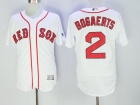 Boston Red Sox #2 Xander Bogaerts White Flex Base Jerseys