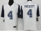 Dallas Cowboys #4 Dak Prescott White Rush Limited Football Jersey