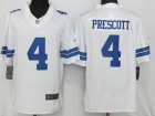 Dallas Cowboys #4 Dak Prescott White Limited Football Jersey