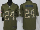 Washington Redskins #24 Josh Norman Green Salute To Service Limited Football Jerseys