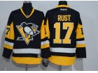 Pittsburgh Penguins #17 Bryan Rust Black Hockey Jersey