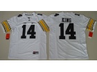 Iowa Hawkeyes #14 Desmond King White College Football Jersey