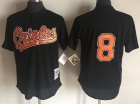 Baltimore Orioles #8 Cal Ripken Black Mesh Throwback Jersey