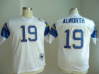 San Diego Chargers #19 Lance Alworth White Throwback Jersey