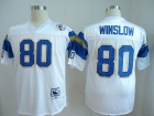 San Diego Chargers #80 Kellen Winslow White Throwback Jersey