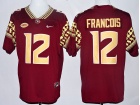 Florida State Seminoles #12 Deondre Francois Red College Football Limited Jerseys