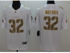 Arizona Cardinals #32 Tyrann Mathieu White Salute to Service Limited Jersey