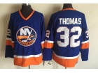 New York Islanders #32 Thomas Blue Throwback CCM Hockey Jersey