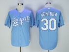 Kansas City Royals #30 Yordano Ventura Baby Blue Cool Base Jerseys