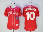 Toronto Blue Jays #10 Edwin Encarnacion 2016 New Style Red Flexbase Jerseys