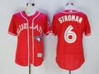 Toronto Blue Jays #6 Marcus Stroman 2016 New Style Red Flexbase Jerseys