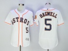 Houston Astros #5 Jeff Bagwell White Flex Base Jerseys