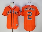 Houston Astros #2 Alex Bregman Orange Flex Base Jerseys