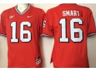 Georgia Bulldogs #16 Kirby Smart Red Limited College Football Jerseys