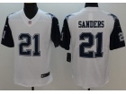 Dallas Cowboys #21 Sanders White Rush Limited Football Jerseys