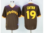 San Diego Padres #19 Tony Gwynn Coffee Throwback Jersey