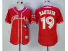 Toronto Blue Jays #19 Jose Bautista Red 2016 New Style Flexbase Jersey