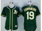 Oakland Athletics #19 Bert Campaneris Green Flexbase Jerseys