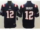 New England Patriots #12 Tom Brady Blue Colr Rush Limited Football Jersey