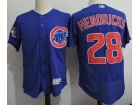 Chicago Cubs #28 Kyle Hendricks Blue Flex Base Jerseys