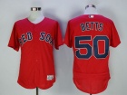 Boston Red Sox #50 Mookie Betts Red Flex Base Jerseys