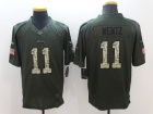 Philadelphia Eagles #11 Carson Wentz Green Salute To Service Nike Limited Jerseys