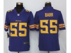 Minnesota Vikings #55 Anthony Barr Purple Color Rush Limited Football Jersey