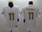 Arizona Cardinals #11 Larry Fitzgerald White Salute to Service Nike Limited Jerseys