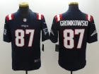 New England Patriots #87 Rob Gronkowski Blue Colr Rush Limited Football Jersey