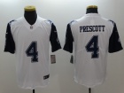 Dallas Cowboys #4 Dak Prescott White Colr Rush Limited Football Jersey