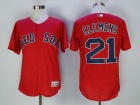 Boston Red Sox #21 Roger Clemens Red Flexbase Jerseys