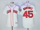 Boston Red Sox #45 Pedro Martinez White Hall of Frame Flexbase Jerseys