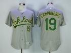 Oakland Athletics #19 Bert Campaneris Grey Flexbase Jerseys