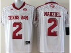 Youth Texas A&M #2 Aggies Johnny Manziel White College Football Jersey