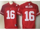 Youth Wisconsin Badgers #16 Russell Wilson Red College Football Jersey