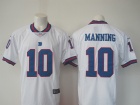 New York Giants #10 Eli Maning White Color Rush Limited Football Jersey